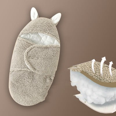 Baby Hold Newborn Thickened Out Wrap Swaddle Sleeping Bag - MomiDream