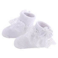 BOW LACE baby socks