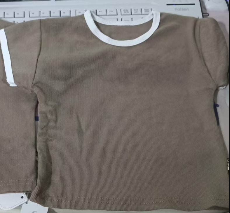 Infant and young children's clothing made of old casual sports short-sleeved suit - MomiDream