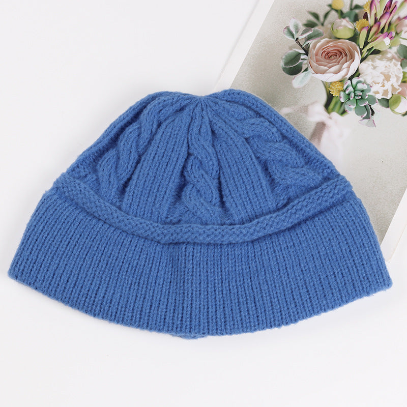 New Japanese Slouchy Knitted Fisherman's Hat Girl