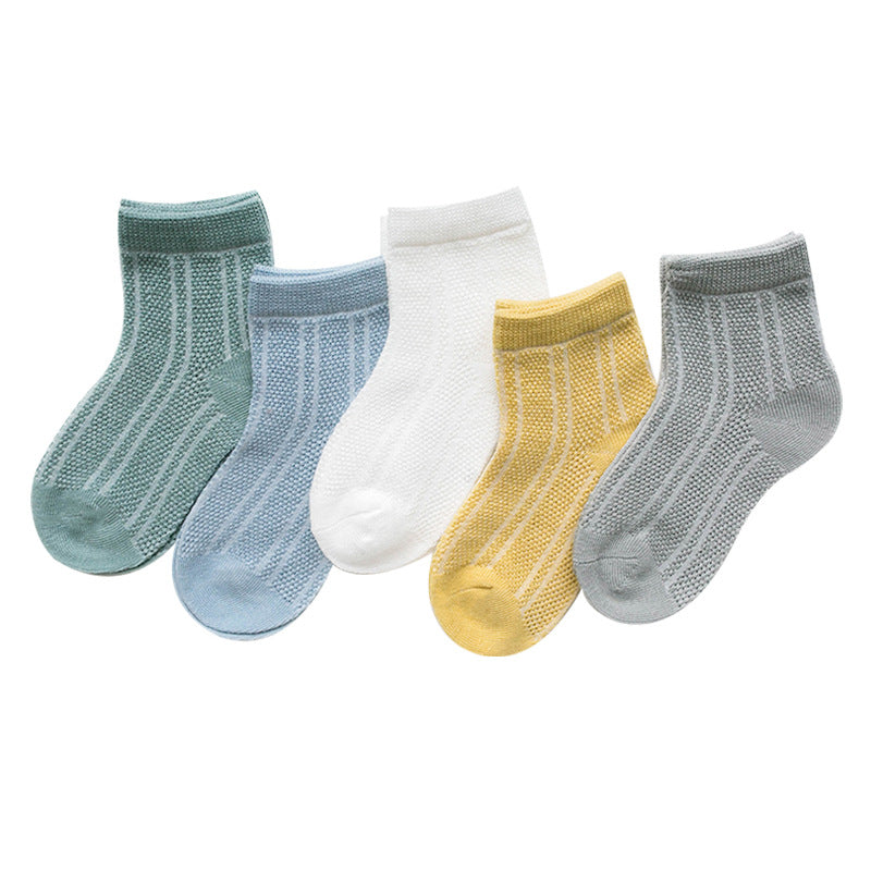 Cotton breathable male and female baby socks - MomiDream