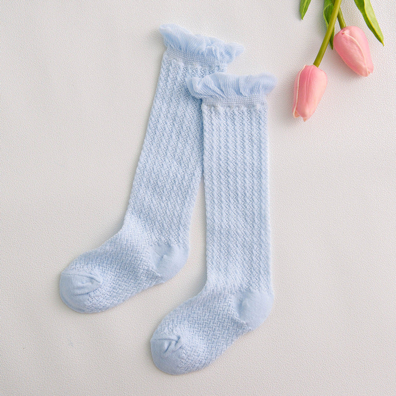 Mesh breathable over the knee mosquito socks - MomiDream