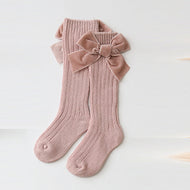 Bowknot woolen baby socks