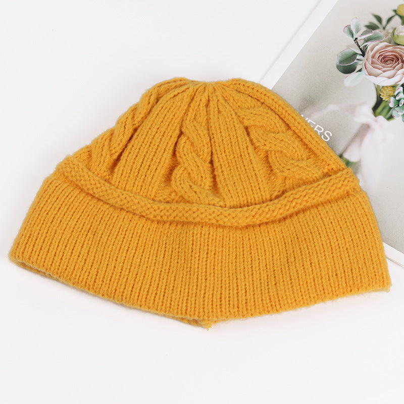 New Japanese Slouchy Knitted Fisherman's Hat Girl - MomiDream