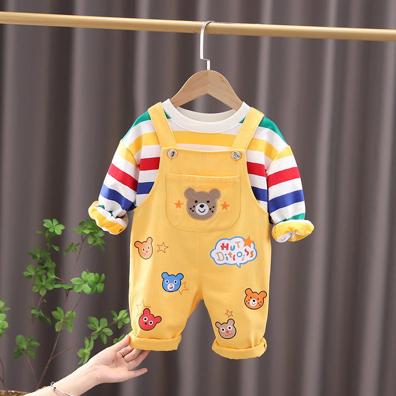 Boys' Top Overalls Suit - MomiDream