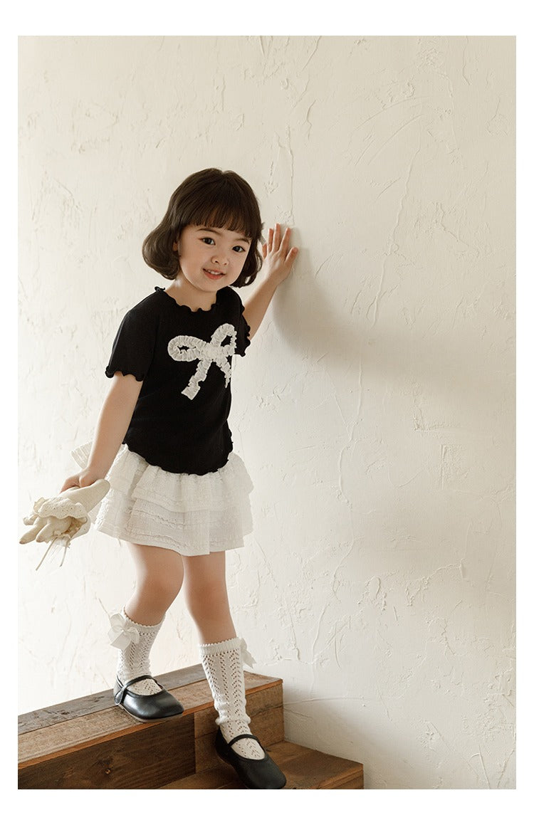 Girls 100% Cotton Layered Skirt | Soft Breathable Kids Skirt Girls 100% Cotton Layered Skirt | Soft Breathable Kids Skirt