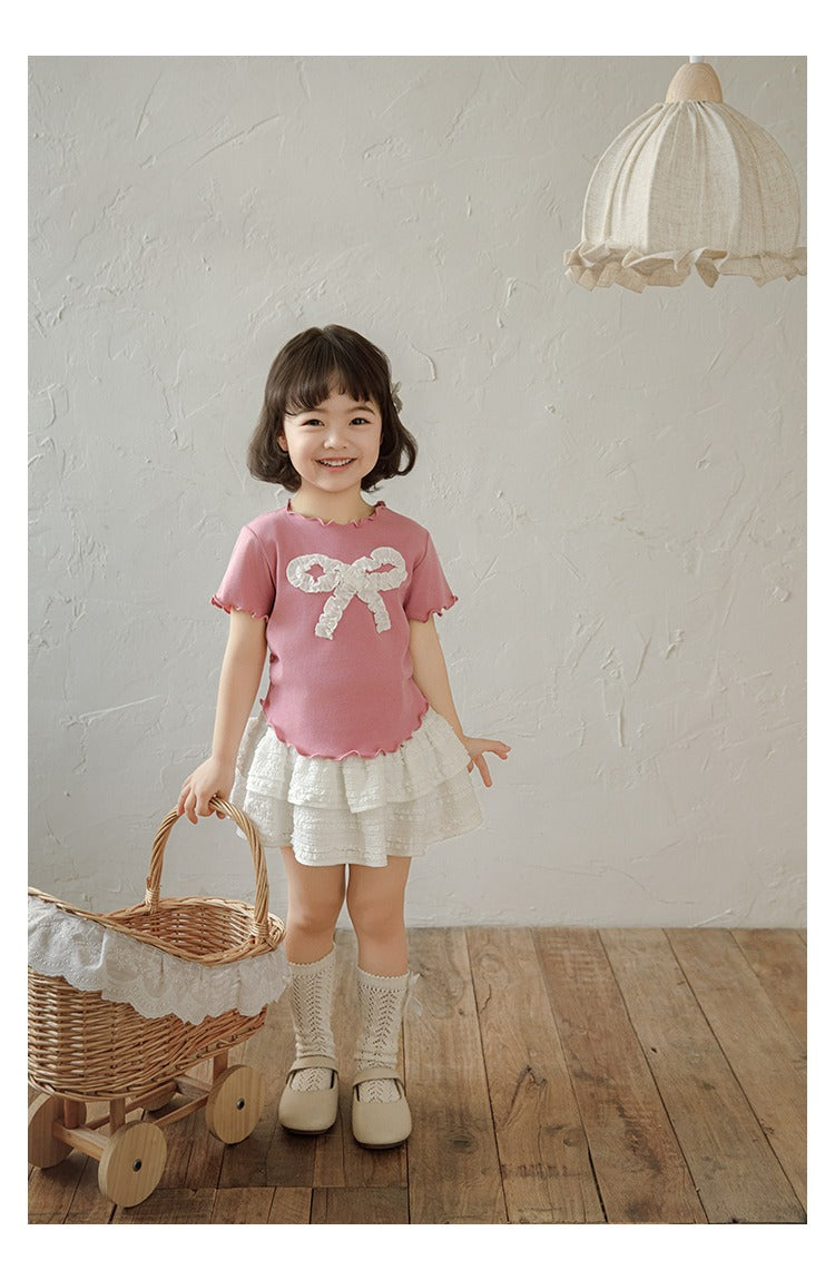 Girls 100% Cotton Layered Skirt | Soft Breathable Kids Skirt Girls 100% Cotton Layered Skirt | Soft Breathable Kids Skirt