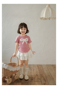 Girls 100% Cotton Layered Skirt | Soft Breathable Kids Skirt