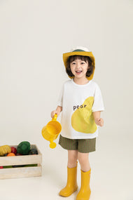 Girls Soft Cotton Graphic T-Shirt – Breathable Short Sleeve Top