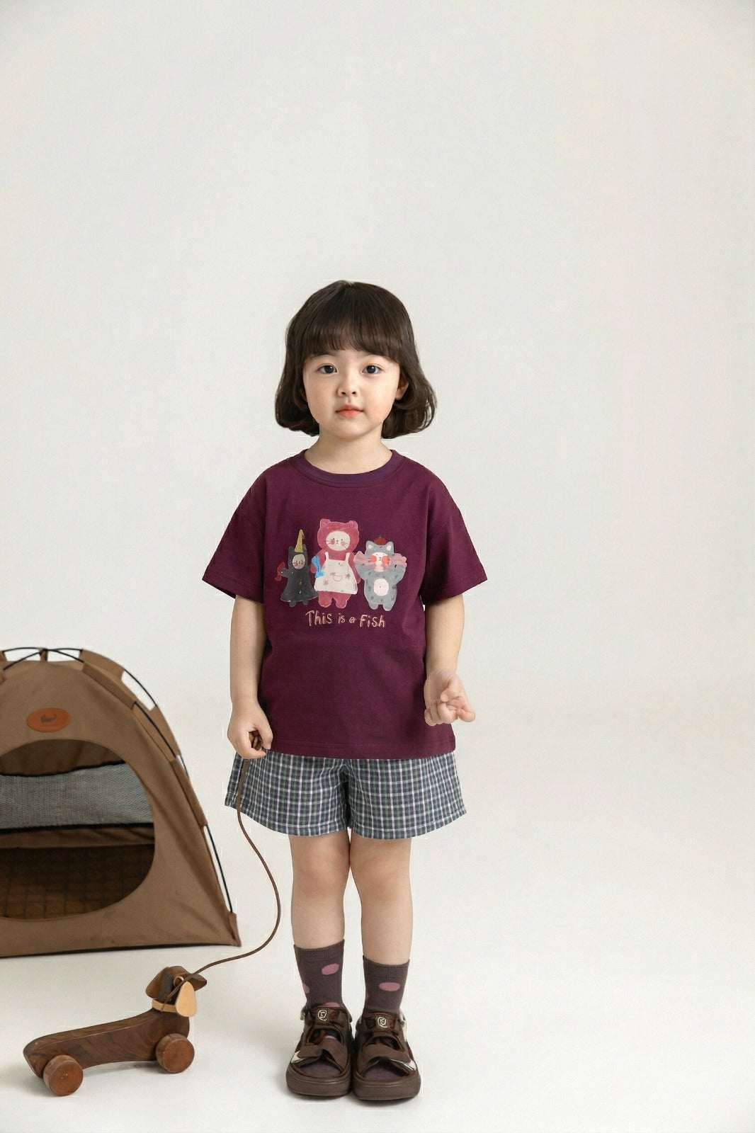 Kids Printed Cotton T-Shirt – Soft Breathable Short Sleeve Top
