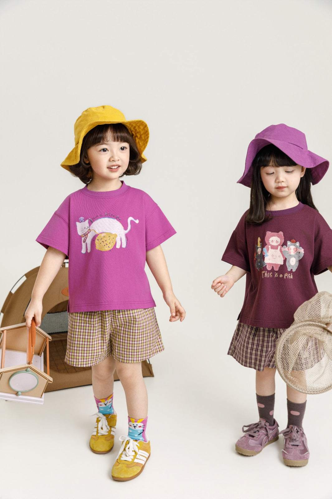 Kids Printed Cotton T-Shirt – Soft Breathable Short Sleeve Top