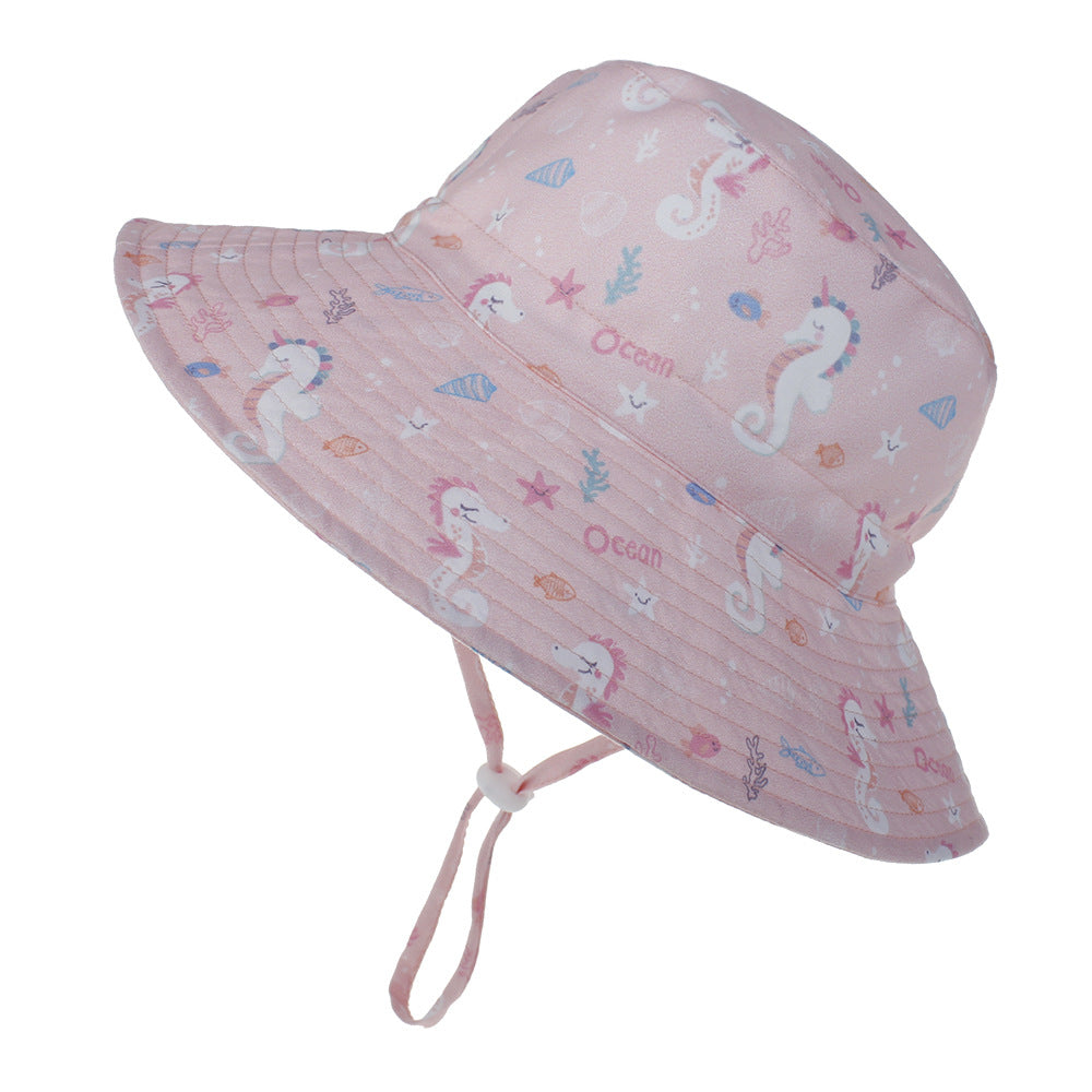 Baby Girl Breathable Parent-child Beach  Fisherman Hat - MomiDream