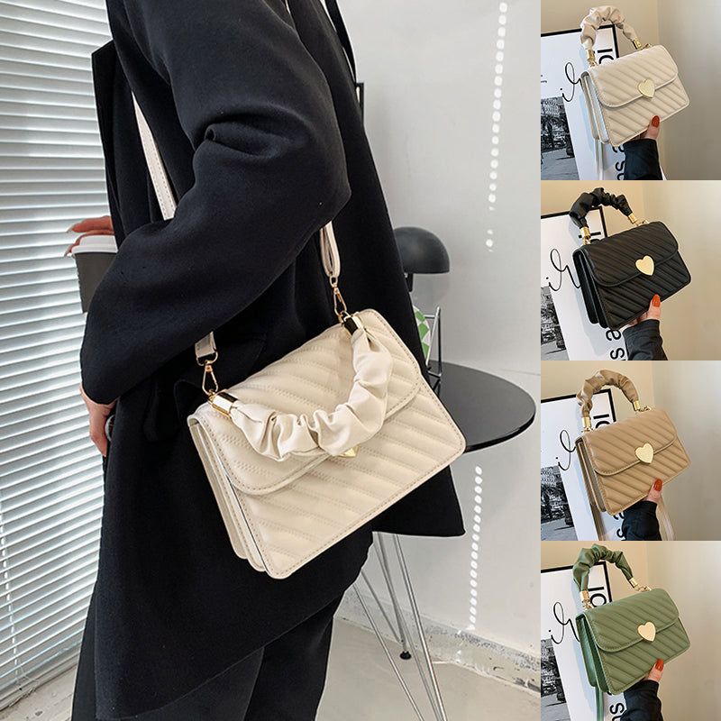 Women Handbags Fashion Chain Shoulder Bags With Love Metal Design - MomiDream