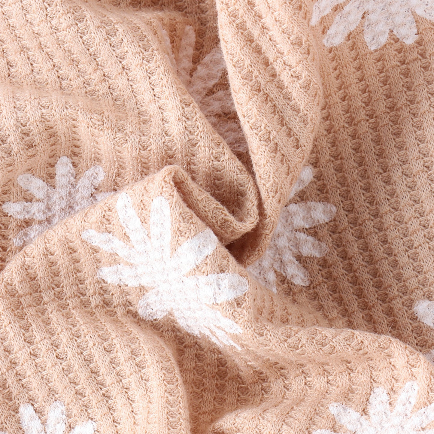 Waffle Two-piece Set Baby Triangle Shorts Suit - MomiDream