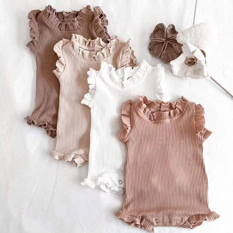Baby Bodysuit Long Sleeve Triangle Bag Fart - MomiDream