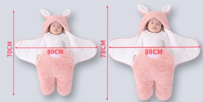 Baby Hold Newborn Thickened Out Wrap Swaddle Sleeping Bag - MomiDream