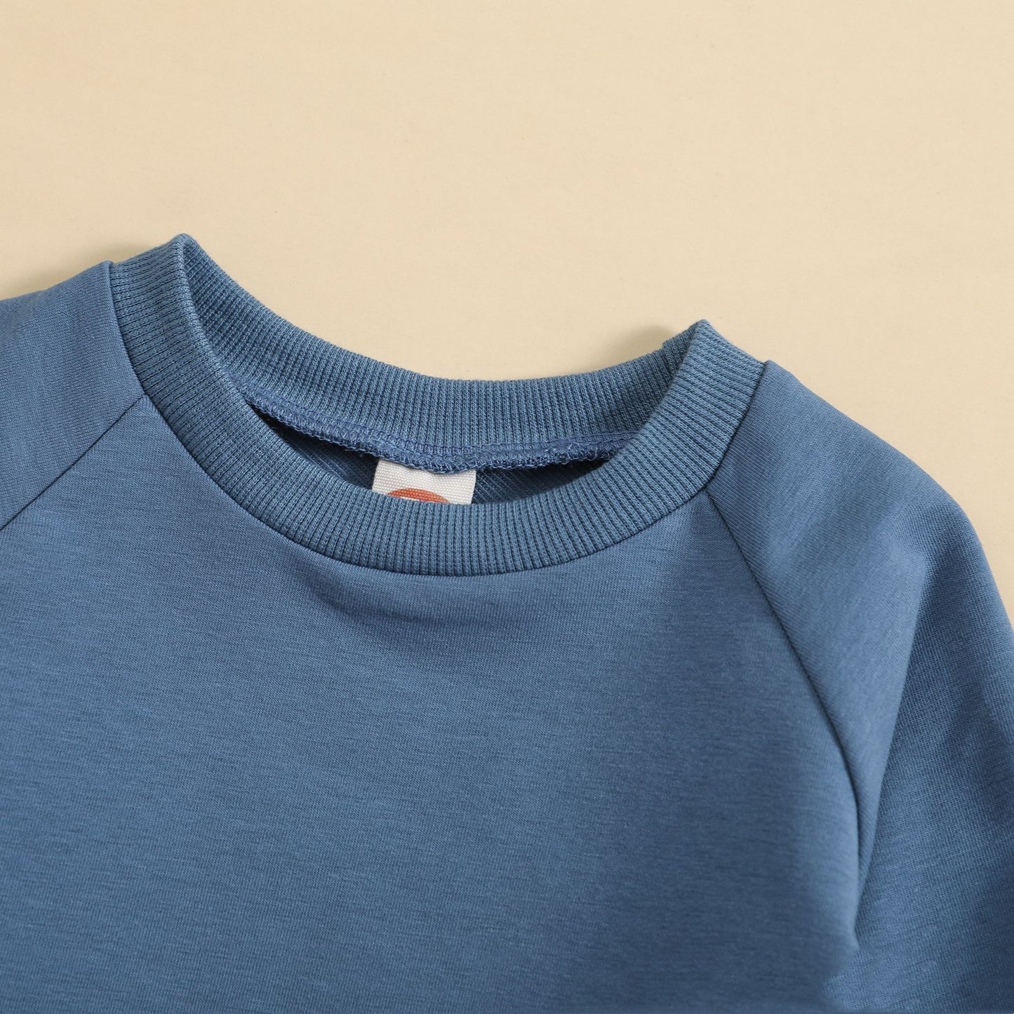 Boys' Solid Color Suit Round Neck Sweater Trousers - MomiDream