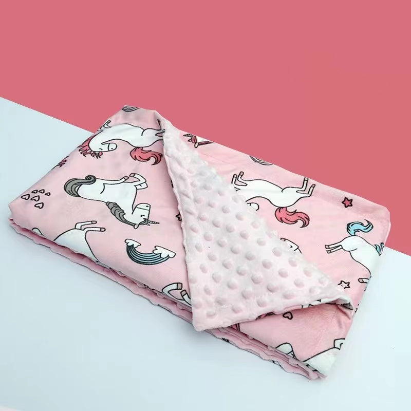 High Quality Baby Blanket Winter Flannel Fleece Flamingo Blanket Infant Swaddle Stroller Wrap For Newborn Baby Bedding Blankets - MomiDream