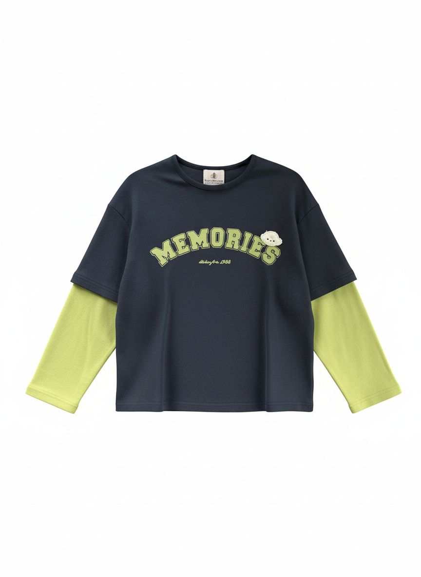 Stylish kids' long-sleeve t-shirt