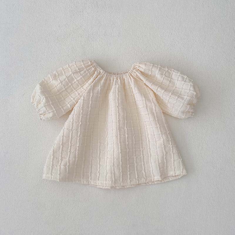 Spring And Autumn New Plaid Solid Color Baby Jumpsuit