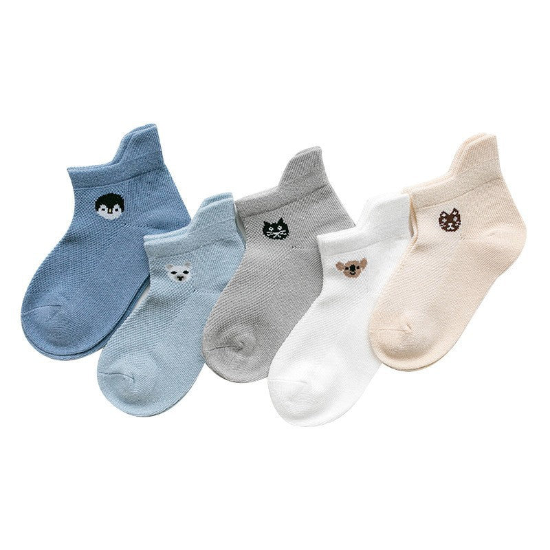 Cotton breathable male and female baby socks - MomiDream