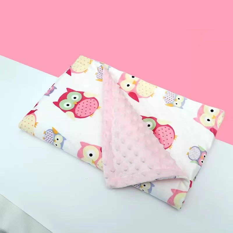 High Quality Baby Blanket Winter Flannel Fleece Flamingo Blanket Infant Swaddle Stroller Wrap For Newborn Baby Bedding Blankets - MomiDream