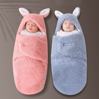 Baby Hold Newborn Thickened Out Wrap Swaddle Sleeping Bag - MomiDream