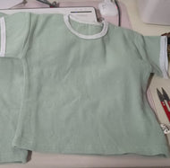 Infant and young children's clothing made of old casual sports short-sleeved suit