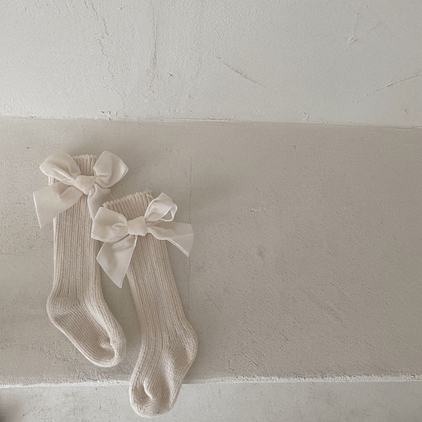 Bowknot woolen baby socks - MomiDream