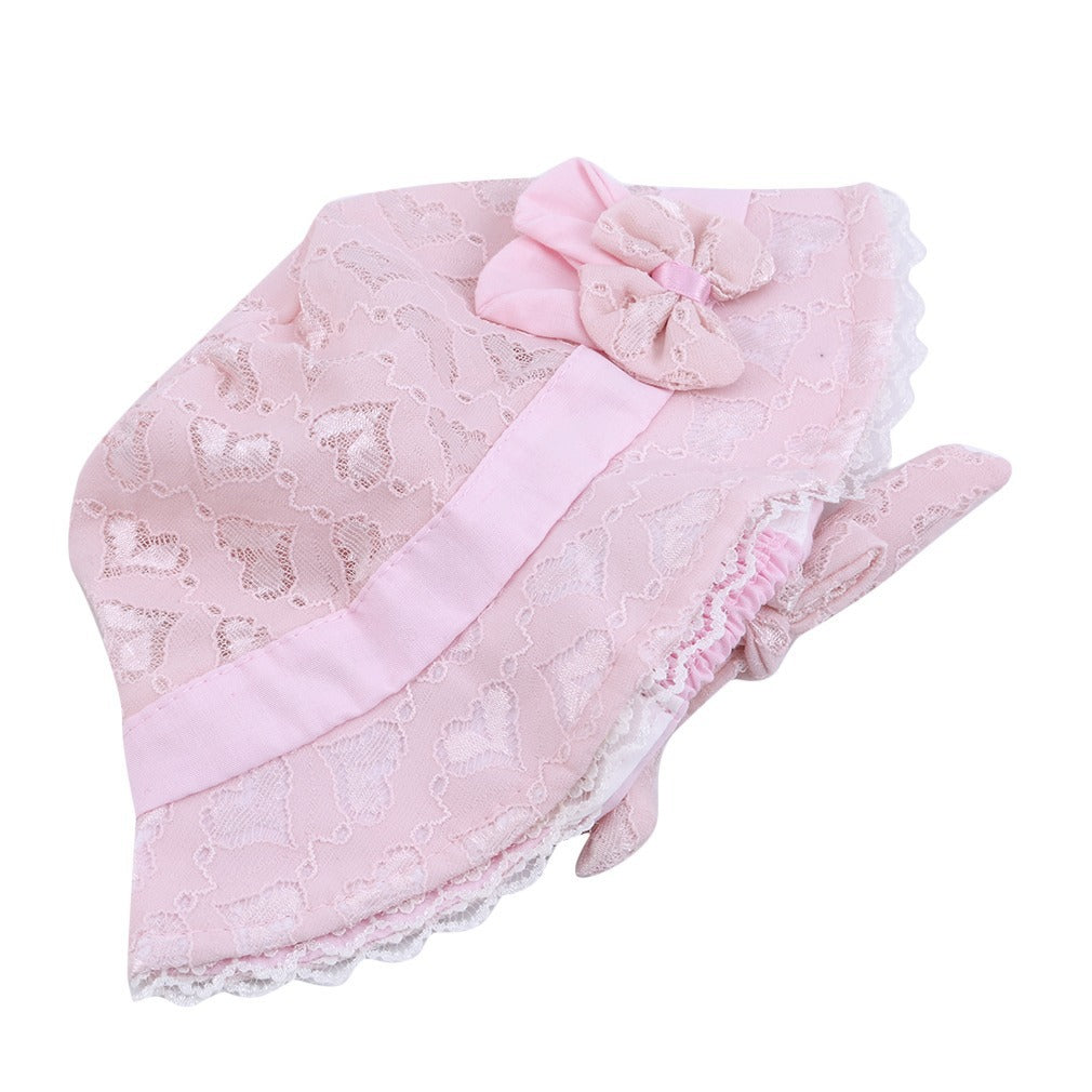 Baby Girl Rabbit Lace Mesh Bucket Hat - MomiDream