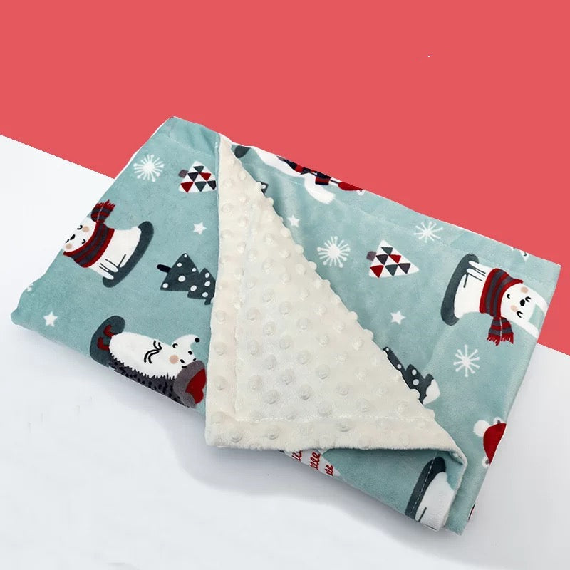 High Quality Baby Blanket Winter Flannel Fleece Flamingo Blanket Infant Swaddle Stroller Wrap For Newborn Baby Bedding Blankets - MomiDream