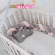 Baby Bumper Bed Braid Knot Pillow Cushion Bumper for Infant cuna Bebe lit Crib Protector Cot Bumper Room Decor