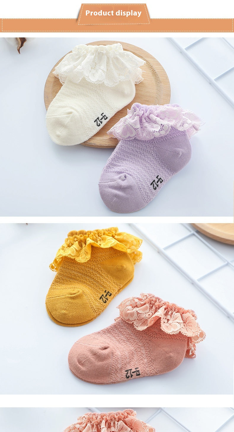 Summer New Girls Lace Socks Lace Socks - MomiDream