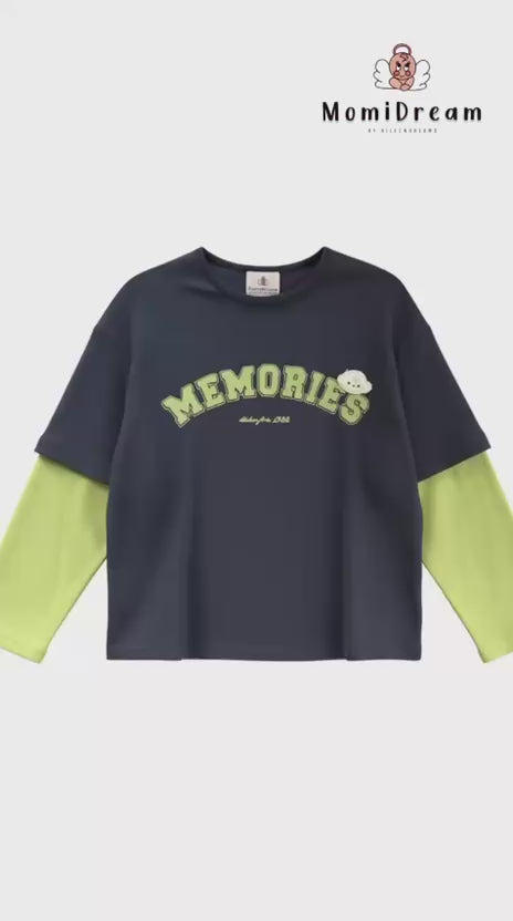 Stylish kids' long-sleeve t-shirt